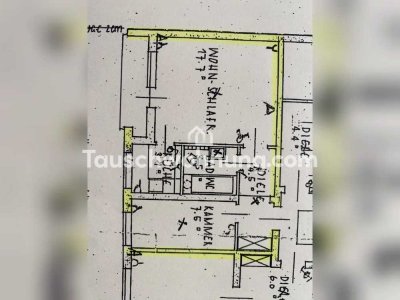 Tauschwohnung: Zentrale 1,5ZKB + Balkon vs. 3+Zi