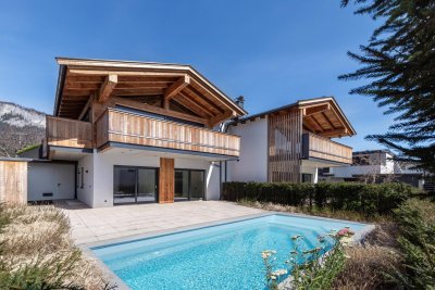 Traumhaftes Neubauchalet mit Salzwasserpool und Bergblick ( 05192 )