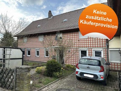Sibbesse-Adenstedt: Doppelhaushälfte mit Garage und Teilkeller, ohne Käuferprovision