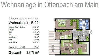 Wohnen mit Charakter: 3-Zimmer-Wohnung in der Offenbacher Stadtmitte