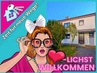 LEBENSLANG VERLIEBEN: großzügiges RMH in Ingersheim mit viel Platz, sonnigem Garten u. Einzelgarage