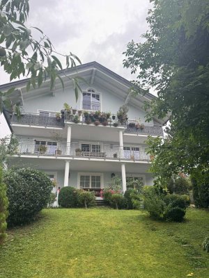 Seeblick - Terrassenwohnung in 2. Reihe zum nur 60m entfernten Starnberger See, Münsing-Ammerland