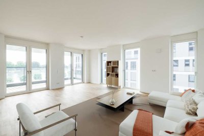 Luxuriöse 4-Zimmer Neubauwohnung mit Blick auf den Rhein im 1.OG
