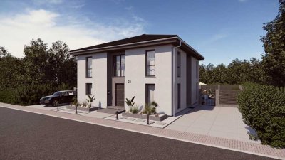 Stadtvilla mit moderner Architektur und eigenem Elternbereich