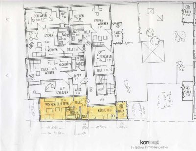 Exklusive 2-Zimmer-Wohnung mit gehobener Innenausstattung mit Balkon und EBK in Bühl