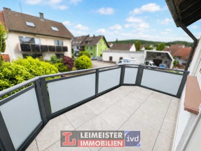 Helle 3-Zimmer-Wohnung mit BALKON und GARAGE in beliebter Wohnlage von Aschaffenburg-Schweinheim