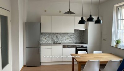 Heimelige 2-Zimmer-Wohnung mit möblierter Küche in ruhiger Wohnlage in Obernberg