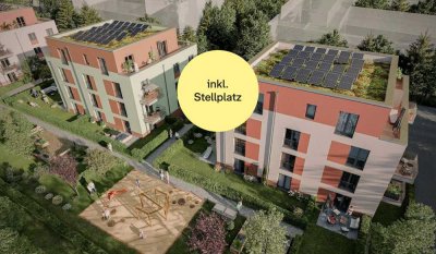 Eigentumswohnung mit große Dachterrasse für entspanntes Wohnen und inkl. Stellplatz