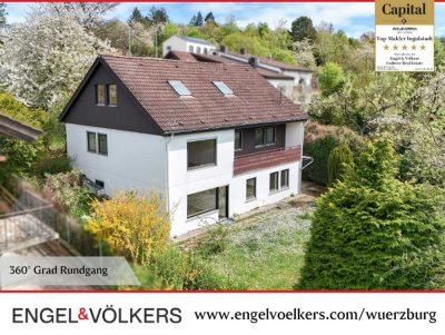 Großzügiges Haus mit großem Garten in naturnaher Würzburger Lage