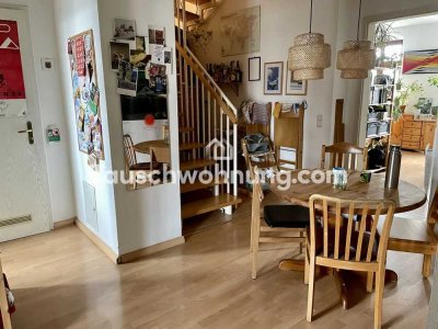 Tauschwohnung: 4-Raum-Wohnung, Maisonette, 2 Bäder