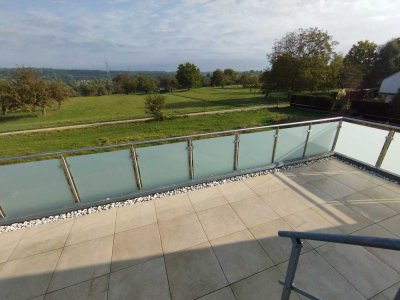 Neubauwohnung in Ortsrandlage