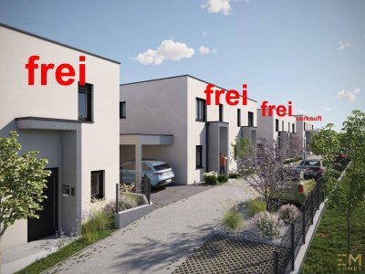 Top 3: Baubeginn bereits erfolgt! Schlüsselfertige Doppelhaushälfte mit 5 Zimmern, Carport, Terrasse, Eigengarten!