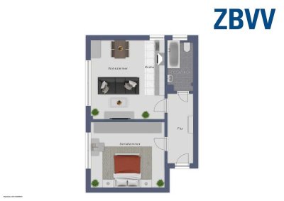 KR an CS am 27.01//MV zum 16.02 Nachmieter für gemütliche Single-Wohnung gesucht!