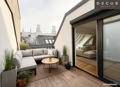 3 ZIMMER DACHGESCHOSSWOHNUNG | MIT RUHIGE TERRASSE | IM HERZEN VON LEOPOLDSTADT