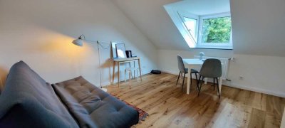 Saniert mit Einbauküche: exklusive 1-Zimmer-Wohnung in München