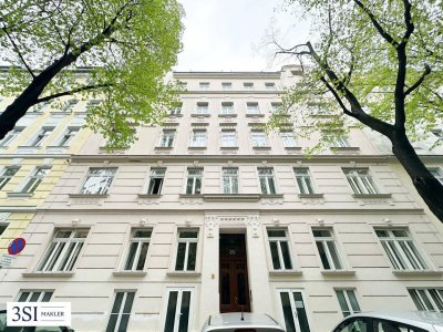 Betongold: Unbefristet vermietete Altbauwohnung zur Kapitalanlage mit 3,57% Rendite - in ruhiger Seitenstraße des 2. Bezirks
