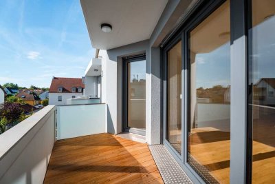Achtung München-Pendler! Erstbezug: 2-Zimmer-Wohnung in Augsburg-Hochzoll mit Balkon! Whg. 7