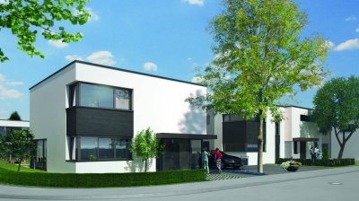 Neubau eines freistehenden Einfamilienhauses mit Wärmepumpe in höchster Effizienzklasse A+