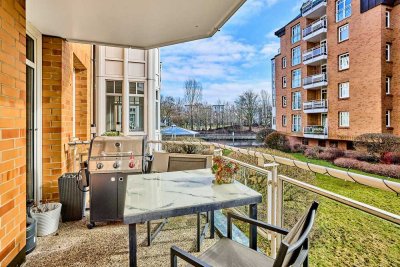 Alsterblick in Eppendorf – Stilvolle 3,5 Zimmer-Wohnung mit Fischgrätparkett, Aufzug & optionalem TG