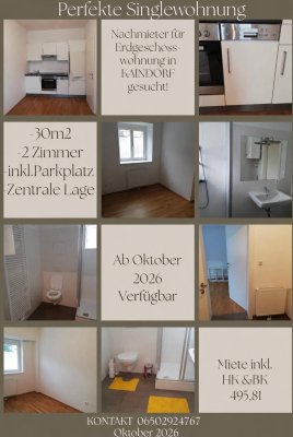 Erdgeschosswohnung 30m² in Leibnitz ab Oktober 2026