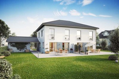 Neubau-Doppelhaushälfte mit Sonnen-Garten und Top-Preis!