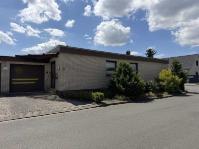 Wohnen auf einer Ebene - Familienfreundlicher Bungalow mit Sauna, Glasfaser und überdachter Terrasse
