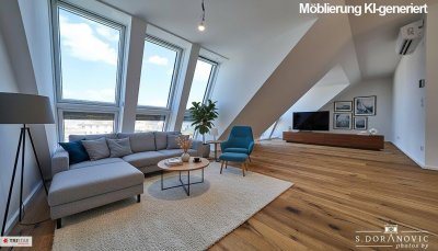NEU! • Erstbezug • 6 DG-Wohnungen • Weitblick • 1050 Wien