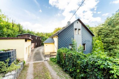 Einfamilienhaus mit Nebengelass und Schuppen in ruhiger Lage von Rabenau