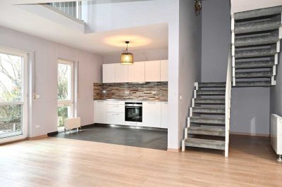 Mit Tiefgaragenstellplatz und schöner
Terrasse! Gemütliche 2-Zimmer-Maisonette in Leubnitz-Neuostra