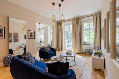 Stilvolles, vollmöbliertes 2-Zimmer-Apartment mit Balkon in Lichtenberg – All-Inclusive