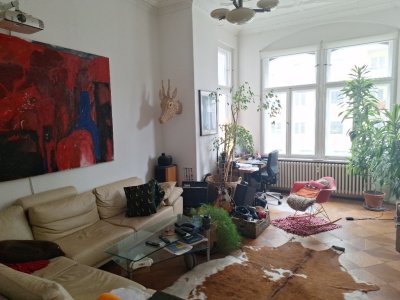 Schöne 2 Zimmer Altbauwohnung in Schöneberg, möbliert zur Untermiete von Nov 25 - Jan 26 (ggf. Apr.)