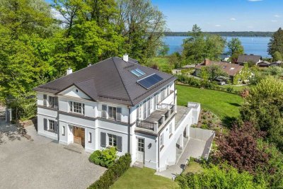 Traumvilla von 2020 im englischen Landhaus-Stil mit Seeblick und Gästewohnung