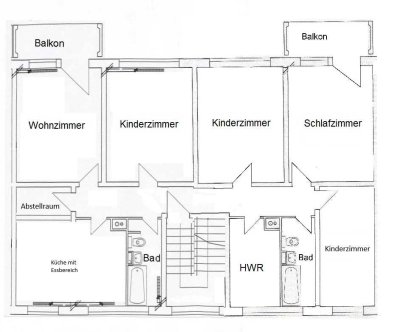 Familien(t)raum: Großzügige 5-Raum-Wohnung mit Spielplatznähe