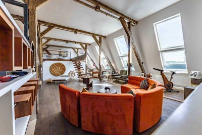 Außergewöhnliches Wohnen im Loft eines Industriedenkmals