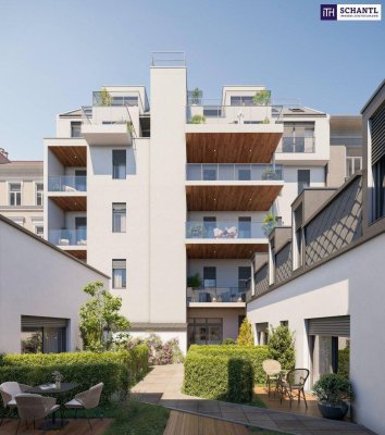 ++ SUNNY SIDE UP ++ Exklusive Dachgeschoßwohnung in revitalisiertem Gründerzeithaus + sonnige Freifläche