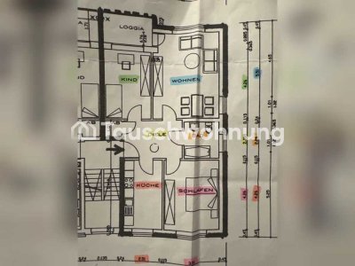 Tauschwohnung: 3 Zimmer am Grünstreifen für 4 Zimmer