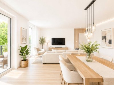 Lichtdurchflutete 3-Zimmer-Dachgeschosswohnung mit großzügiger Terrasse (ca. 13 m²) in Grünruhelage