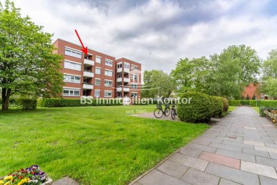 Larrelt! Große Eigentumswohnung mit Balkon in ruhiger, zentraler Lage!