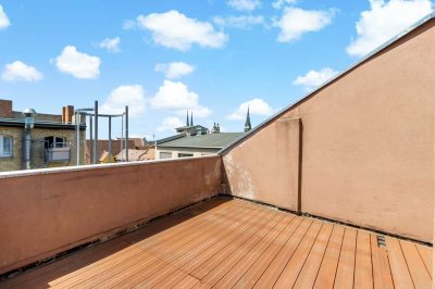 Charmante Dachgeschosswohnung mit Dachterrasse in der Sternstraße!