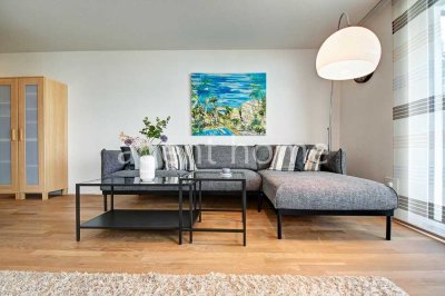 MÖBLIERT - ZUM WOHNEN UND WOHLFÜHLEN - 3-Zimmer-Terrassenwohnung mit Garten