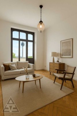 Sonne, Stuck & Stil: Exklusive Altbauwohnung in Unterbilk