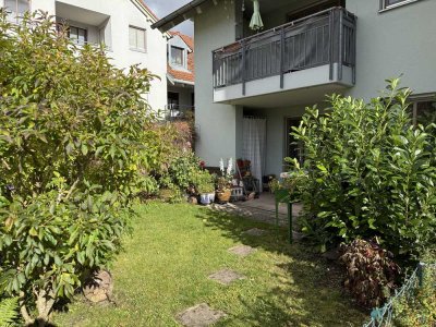 Gepflegte und sonnige 3‑Zimmer Erdgeschosswohnung mit Garten in Wolfratshausen
