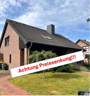 Freistehendes Einfamilienhaus mit großem Grundstück, Terrasse, Garten u. Garage in bester Lage