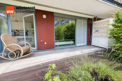 Barrierefreies Appartement mit großer Terrasse in ruhiger Innenhoflage