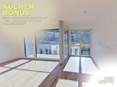 ++ NEUBAU-TRAUM: Stilvolle 2-Zi.-Wohnung mit Balkon und KÜCHENZUSCHUSS im DREILINDEN Living Leipz...
