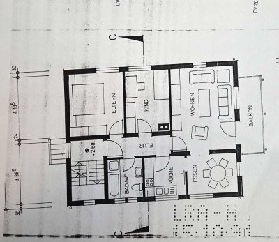 Ansprechende 3,5-Raum-Wohnung in Brackenheim-Rohnerweg