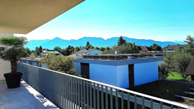 Panorama Dachgeschosswohnung mit Penthouse Charakter in Neubau mit Terrasse 90 m² & Tiefgarage.