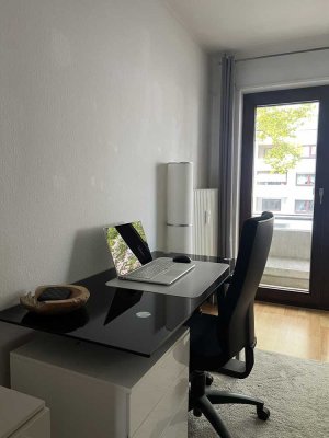 Untermiete: Helle möblierte zentrale 1-Zimmer Wohnung in der Schwetzingervorstadt