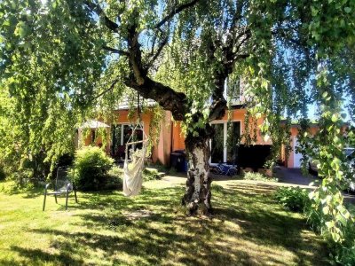 Idyllisches Einfamilienhaus im Grünen, moderne Energieversorgung!