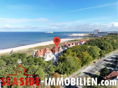 Warnemünde: Eigentumswohnung in 1A-Lage, direkt hinter der Düne in erster Reihe